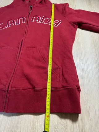 Felpa con cappuccio NBT Canada rossa