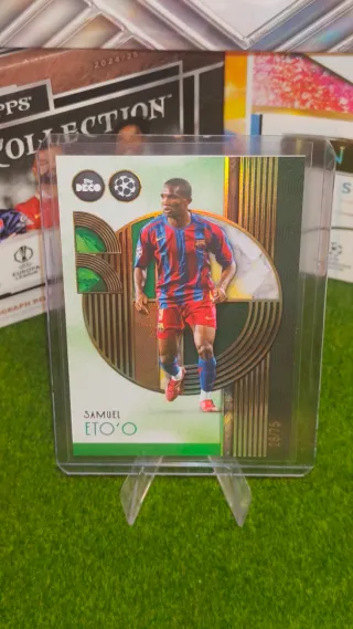 Cromo Samuel Eto'o Topps Deco Champions League