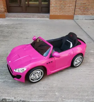 Coche eléctrico infantil rosa