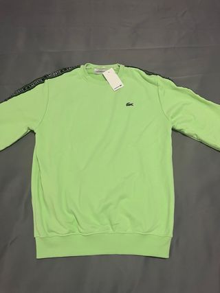 Sudadera Lacoste Verde Neón