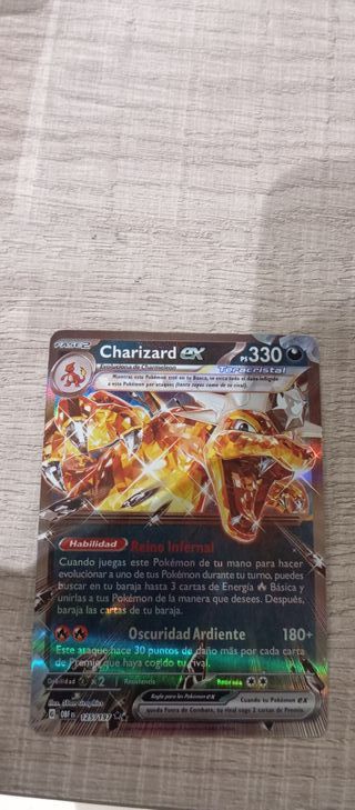 Carta Pokémon Charizard EX 330 PV