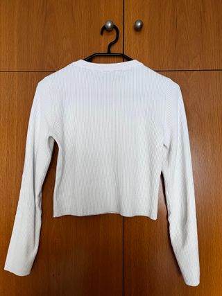 Camiseta Stradivarius manga larga