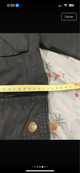 Chaqueta Garibaldi Negra Talla M