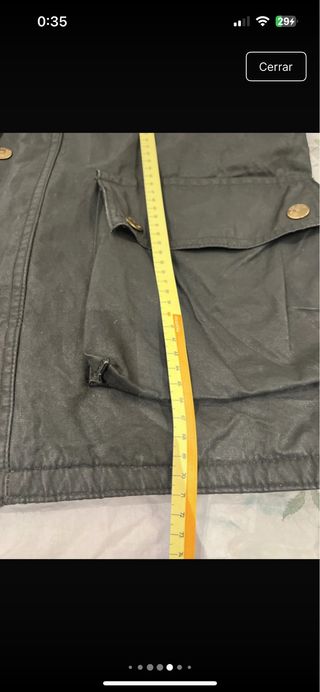 Chaqueta Garibaldi Negra Talla M