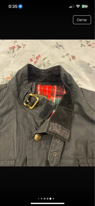 Chaqueta Garibaldi Negra Talla M