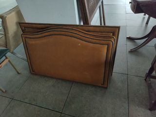 Lote muebles vintage: mesas + cabeceros