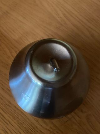 Zuccheriera vintage acciaio 18/10 a forma di pera