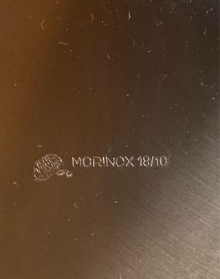 Zuccheriera vintage acciaio 18/10 a forma di pera