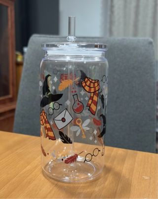 Vaso Harry Potter con Pajita