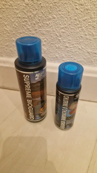 Acuario Pecera 25L con diseño pintado y accesorios