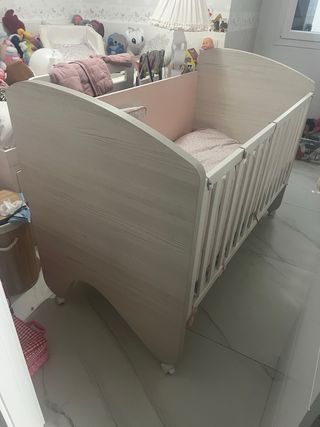 Cuna de madera 1.5m x 80cm