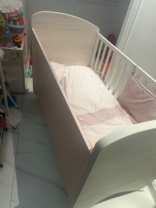 Cuna de madera 1.5m x 80cm