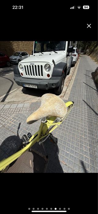 Bicicleta de paseo mujer Amarillo