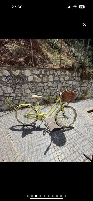 Bicicleta de paseo mujer Amarillo