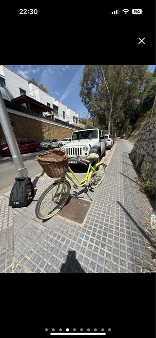 Bicicleta de paseo mujer Amarillo