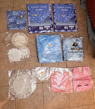 Lote Fundas Cama y Variado