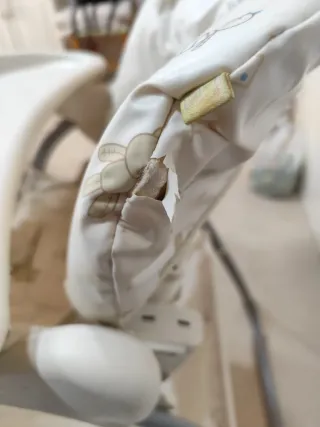 Trona de bebé con funda estampada