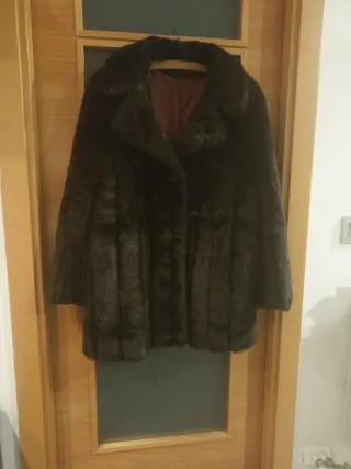 Abrigo de pelo mujer