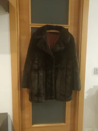 Abrigo de pelo mujer