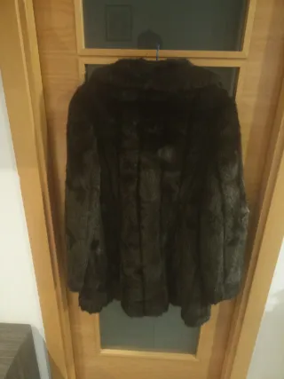 Abrigo de pelo mujer