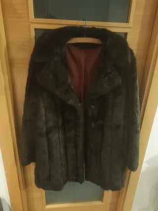 Abrigo de pelo mujer