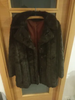 Abrigo de pelo mujer