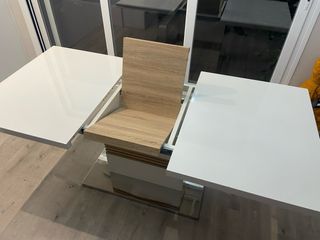 Lote muebles Sofá Cama, Chaise Longue y Mesa salon