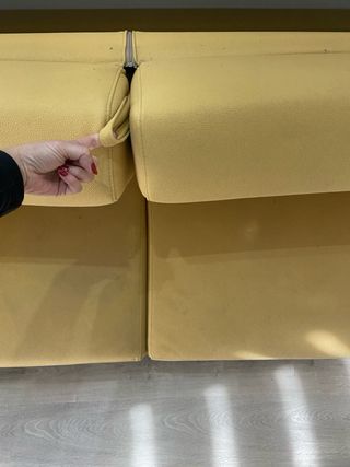 Lote muebles Sofá Cama, Chaise Longue y Mesa salon