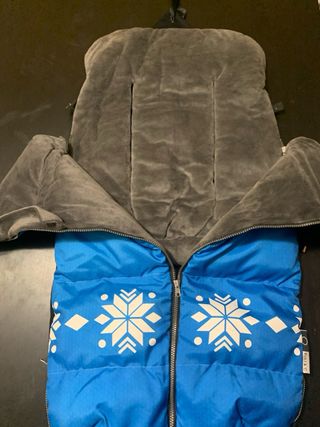 Saco invierno carrito bebé azul