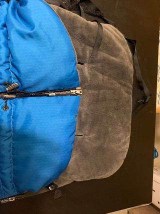 Saco invierno carrito bebé azul