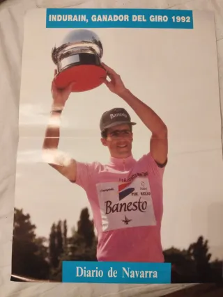 Póster Miguel Indurain Ganador Giro 1992