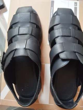 Sandali Zara Uomo Neri taglia 42