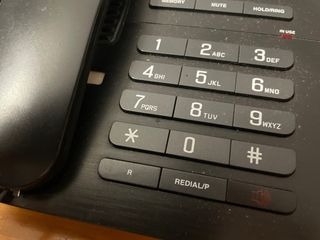 Teléfono fijo Daewoo negro