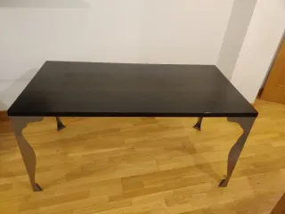 Mesa de comedor madera y metal