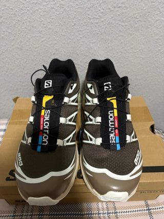 Zapatillas Salomon XT6 Mujer Talla 38 Marrones