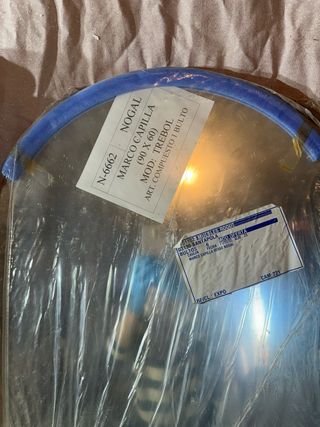 Marco Espejo Nogal Capilla 90x60