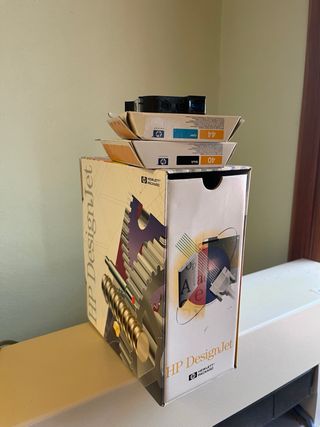 Plotter HP DesignJet 450C, falla correa.