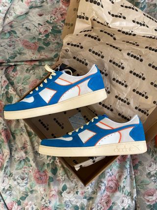 Scarpe Diadora Uomo Blu e Bianche