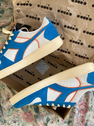 Scarpe Diadora Uomo Blu e Bianche