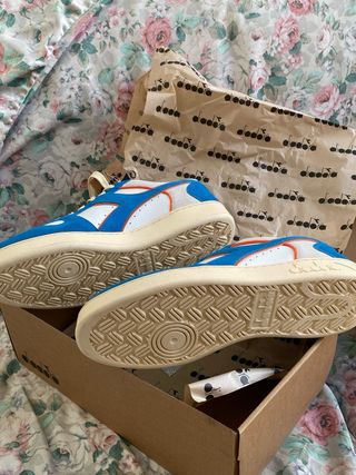 Scarpe Diadora Uomo Blu e Bianche