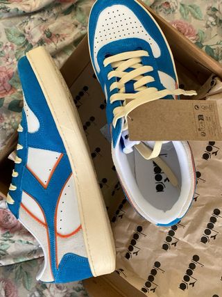 Scarpe Diadora Uomo Blu e Bianche