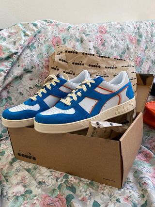 Scarpe Diadora Uomo Blu e Bianche