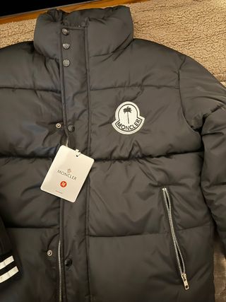Casaco Moncler Preto Tamanho M
