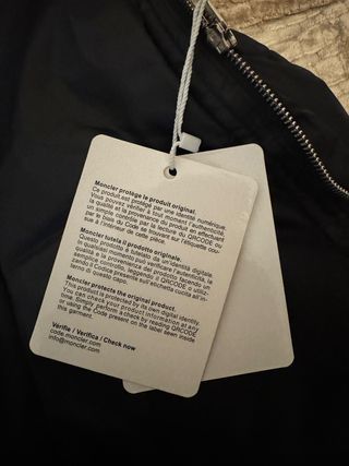 Casaco Moncler Preto Tamanho M