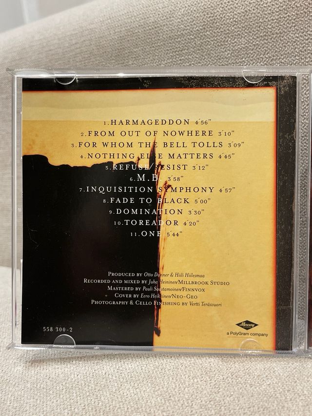 CD de Apocalyptica “Inquisition Symphony”