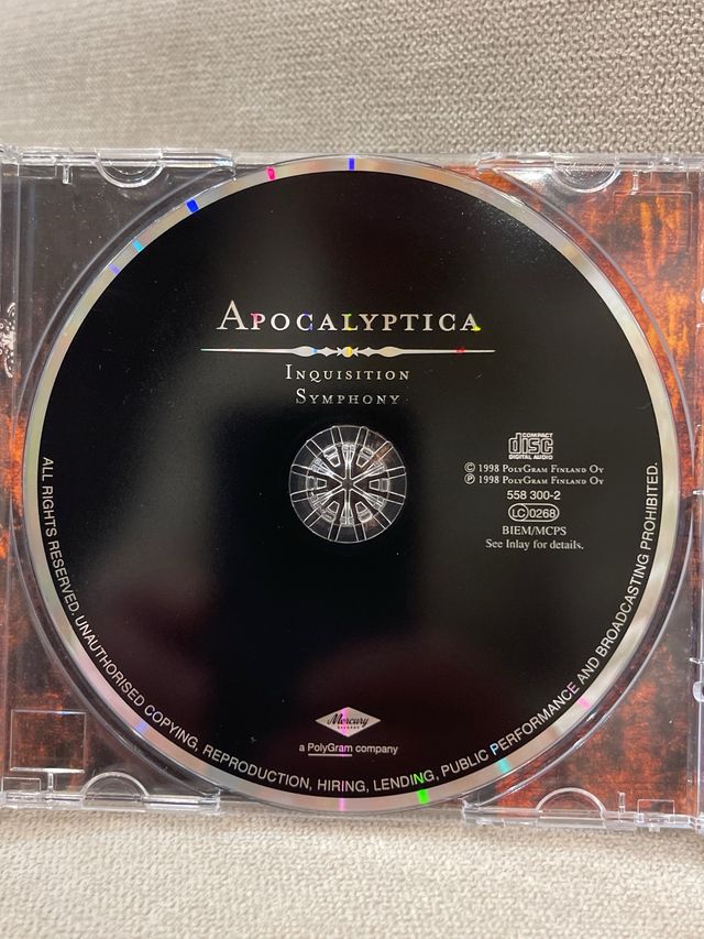 CD de Apocalyptica “Inquisition Symphony”