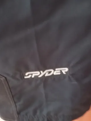 Pantalón esquí hombre SPYDER negro