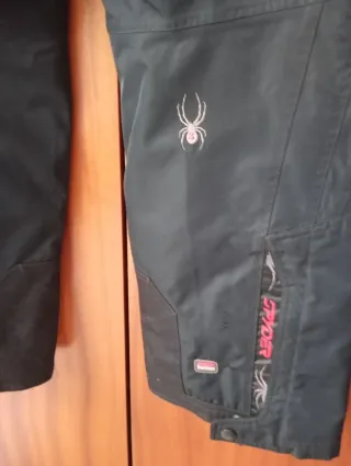 Pantalón esquí hombre SPYDER negro