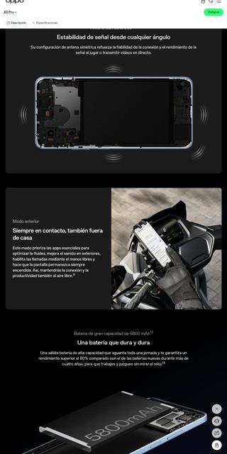 Móvil Oppo A5 Pro 8/256GB "A ESTRENAR!!