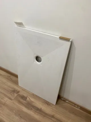 Plato de ducha resina blanco